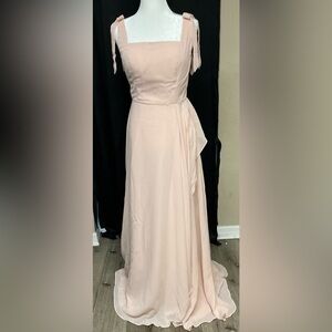 Elegant Pink Evening Gown Great for a baby shower. Sz 6 pit to pit 17